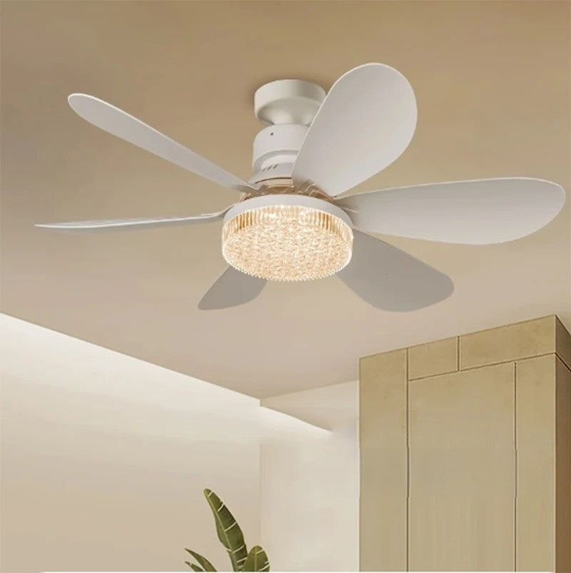 Maliben | Elegant Flower Energy Saving Rc Ceiling Fan Lamp