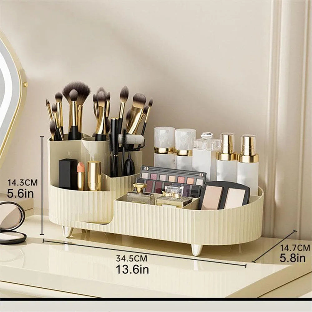 Maliben | Eleganza – Luxury Beauty Organizer with Slim Rotating Design
