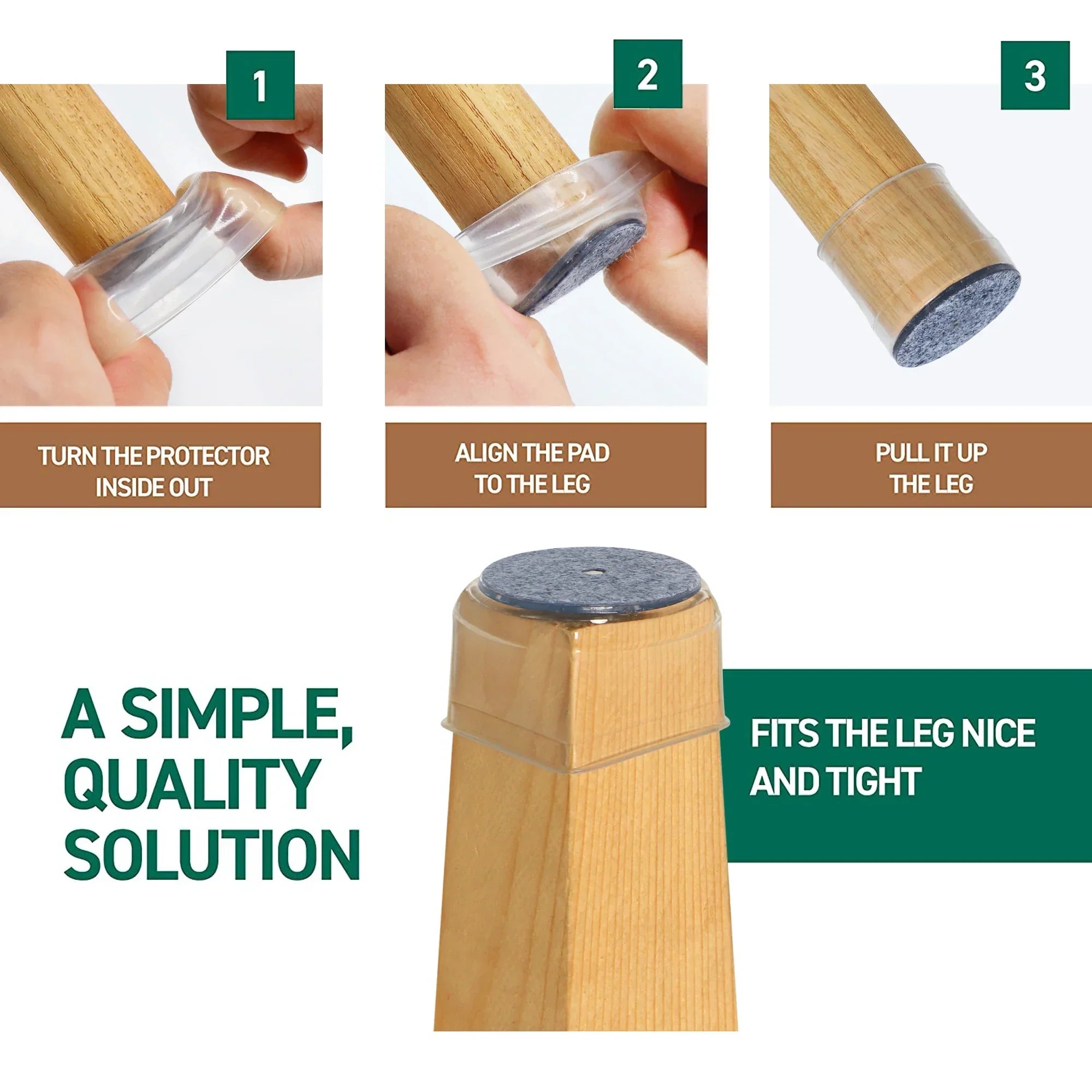Maliben | Silicone Furniture Chair Leg Floor Protector