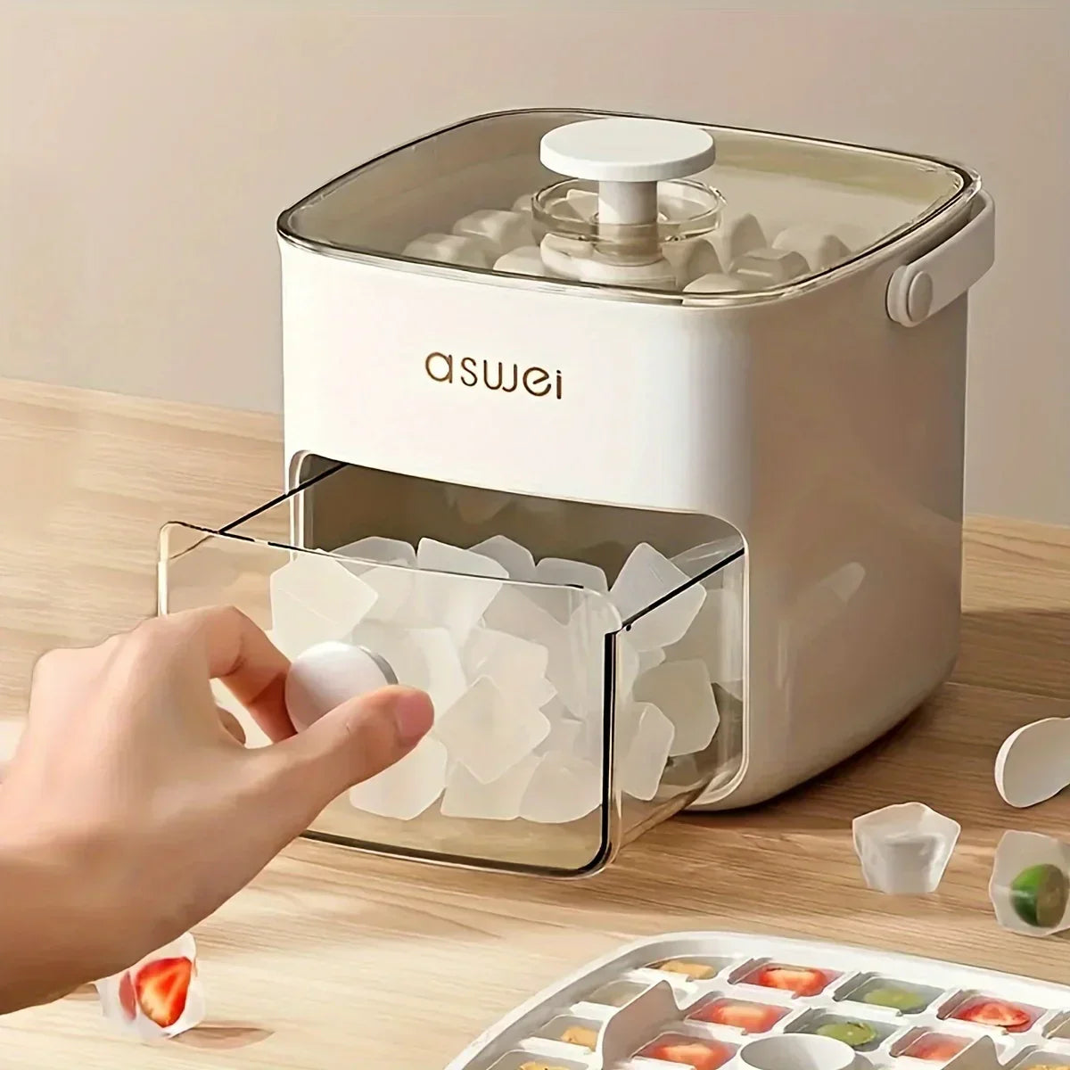 Maliben | Easy Pop Out Ice Cube Maker Box