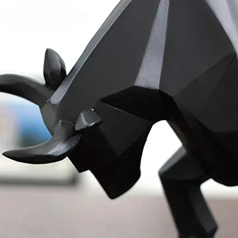 Maliben | Toroarte Bull Sculpture | Nordic Design | Resin Figure Modern | 35 Cm / 26 Cm