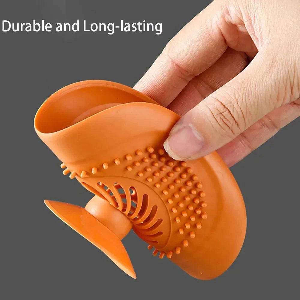 Maliben | Drainguard Silicone Drain Strainer | Anti-Blocking & Non-Slip | For Bathroom, Shower & Kitchen | Fine Mesh & Easy To Clean