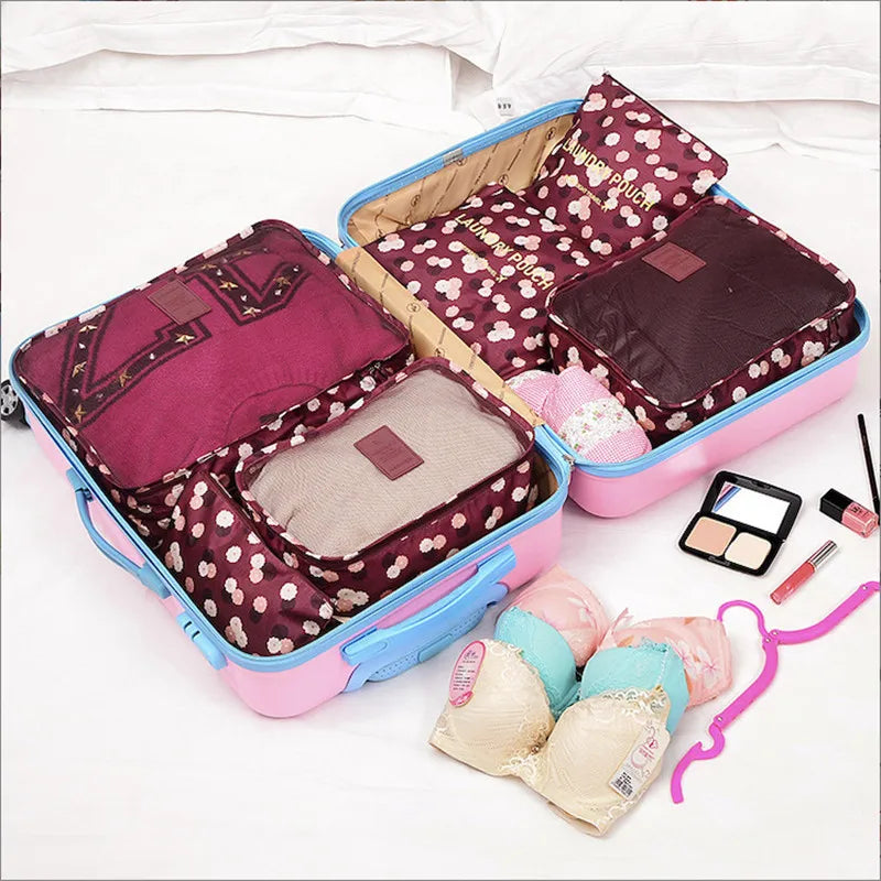 Maliben | Travoro Packing Cube Set | 6-Piece | Waterproof & Extra Volume | Suitcase Organizer For Men