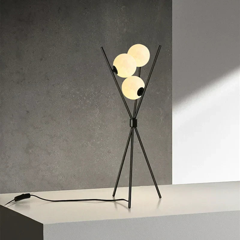 Maliben LunaGlow 3D Moon Floor Lamp modern design with tripod LED!