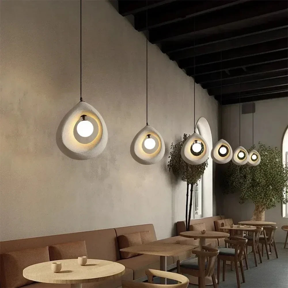 Maliben | Japanese Wabi Sabi Pendant Lamp With Minimalist Design
