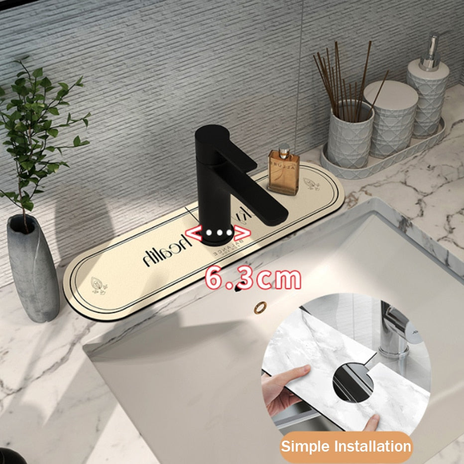 Maliben | Splash Catcher Sink Water Absorbent Mat