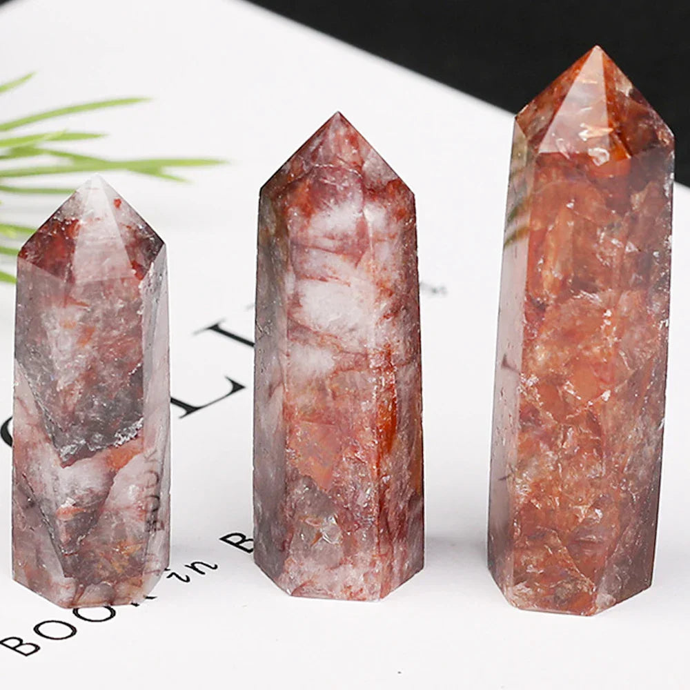 Maliben | Crystal Obelisk Elaria | Natural Stone Healing Stone | For Meditation & Reiki | 4–8 Cm