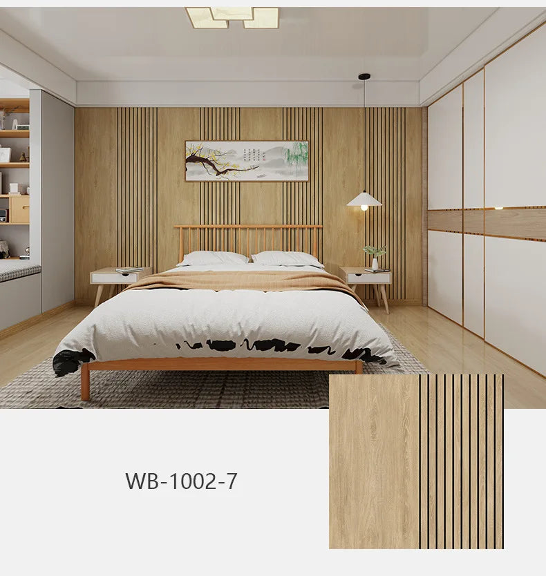 Maliben | 3d Wall Panels Wood Pattern Self-Adhesive Decorative