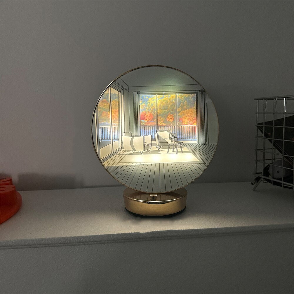 Maliben | Creative Artistic Orb Painting Table Lamp