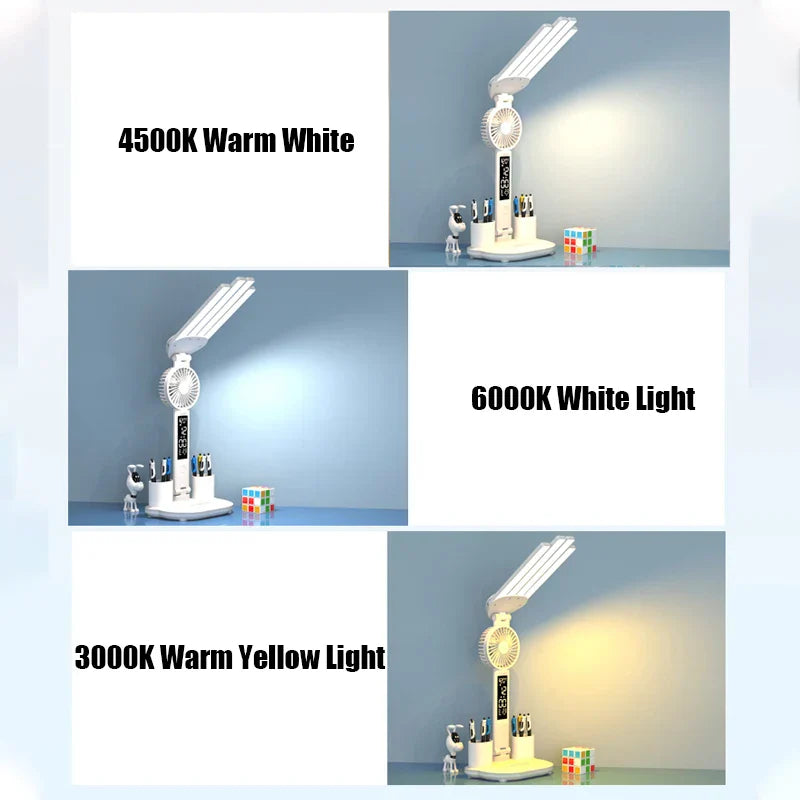 Maliben | 3in1 Multifunctional Four-Head Smart Table Lamp