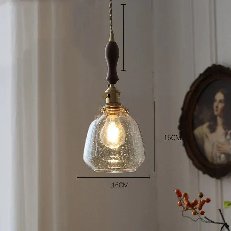 Maliben | Nostalgialuxe - Elegant Vintage Glass Lamp - Sophisticated Ambiance Guaranteed