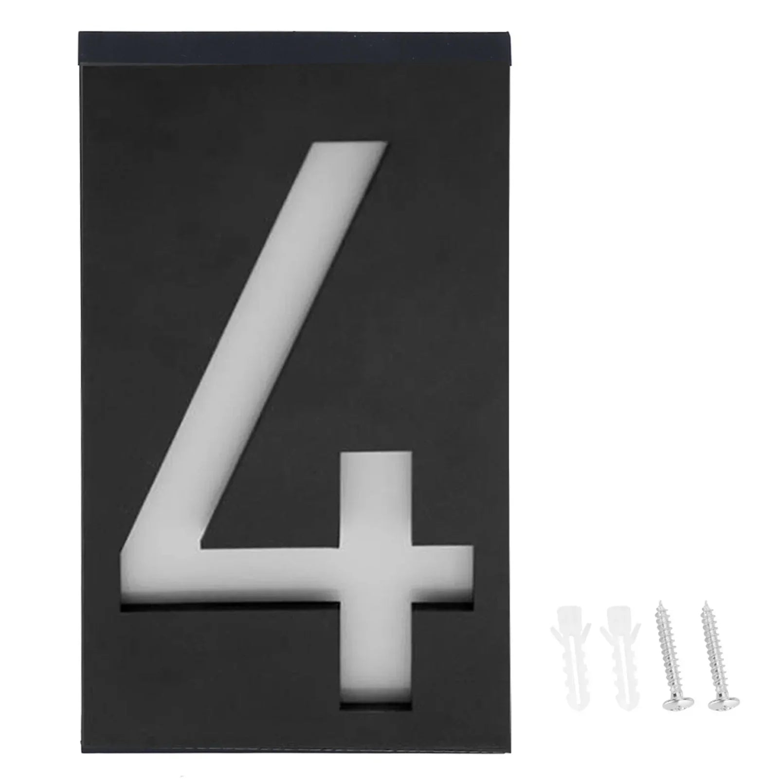 Maliben | Numelux Solar House Number Light | Led IllumInated | Weatherproof Ip55 | Automatic Light in Darkness