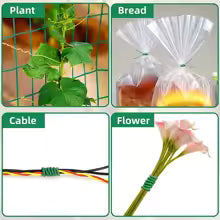 Maliben | Flexitie Garden | Plant Tying Wire With Rubber Coating | Cuttable & Reusable