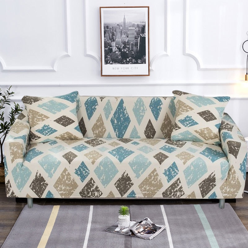 Maliben | Modern Non-slip Colorful Elastic Sofa Cover
