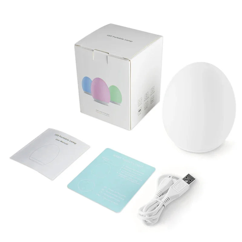Maliben | Lumiboo Night Light | Rgb & Warm White | Touch Control | 100h Battery | 12 × 10 Cm | Baby & Children's Room