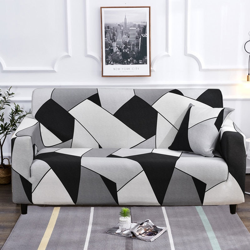 Maliben | Modern Non-slip Colorful Elastic Sofa Cover