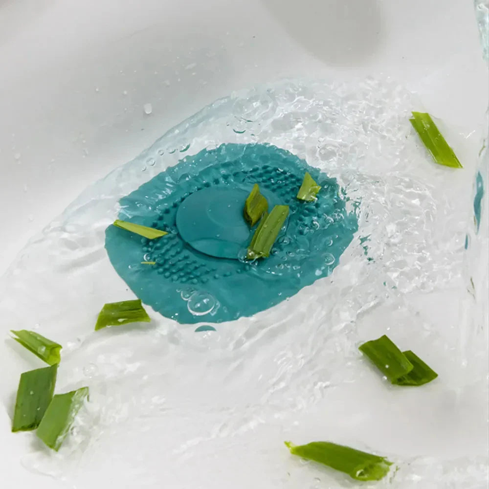 Maliben | Drainguard Silicone Drain Strainer | Anti-Blocking & Non-Slip | For Bathroom, Shower & Kitchen | Fine Mesh & Easy To Clean