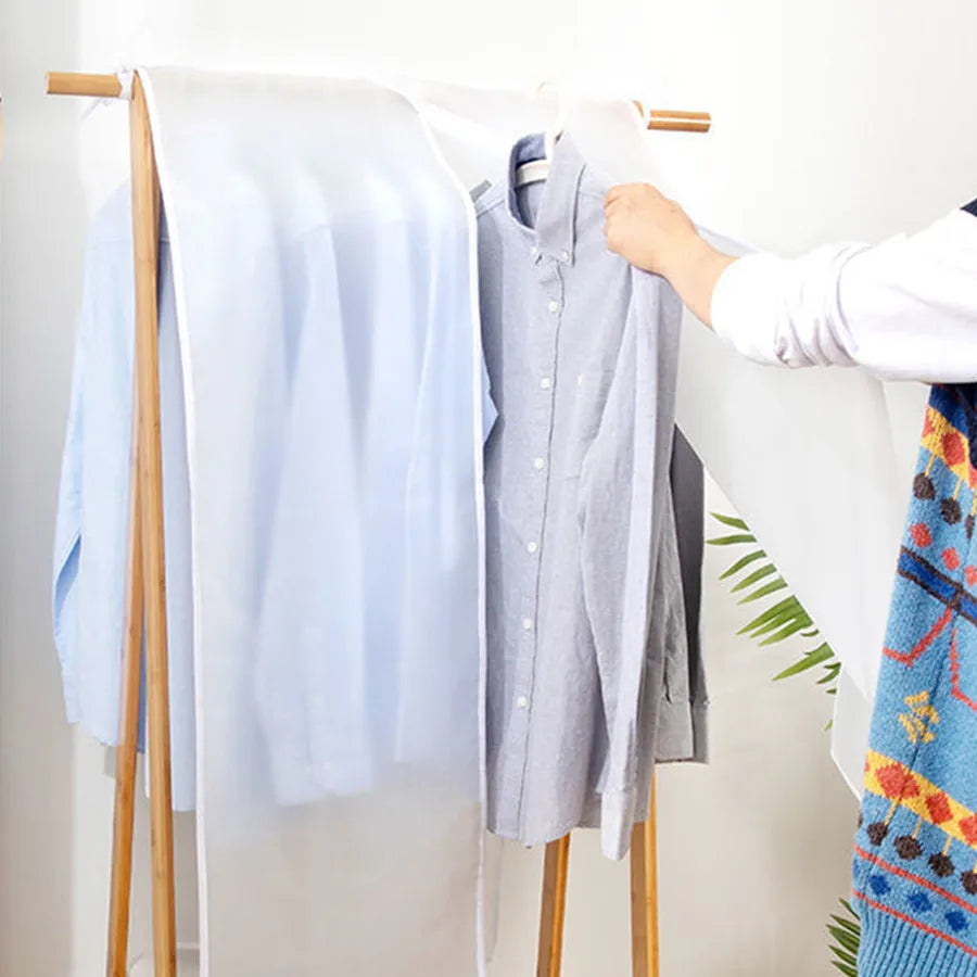 Maliben | Cleancover Garment Cover Peva | Dustproof & Waterproof | In 6 Sizes | For Suits, Dresses & Wardrobe Rails