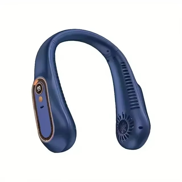 Maliben | Portable Neck Air Conditioner Cooling Fan Rechargeable Leafless Personal Wearable