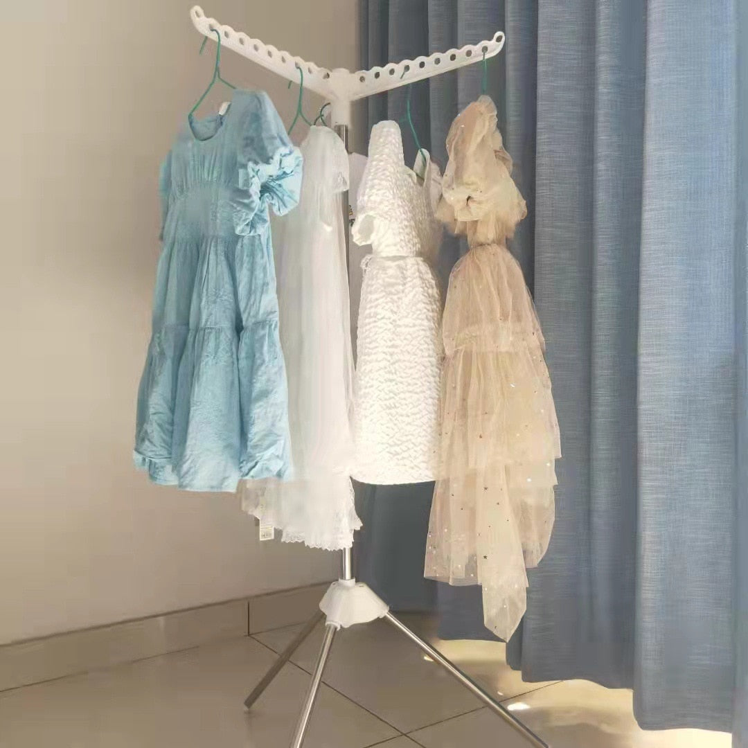 Maliben | Portable Stainless Steel Triangle Clothes Drying Hanger