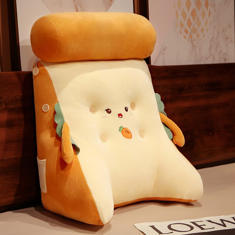 Maliben | Cozzy Cuddles Toast Bread Plush Seat Pillows
