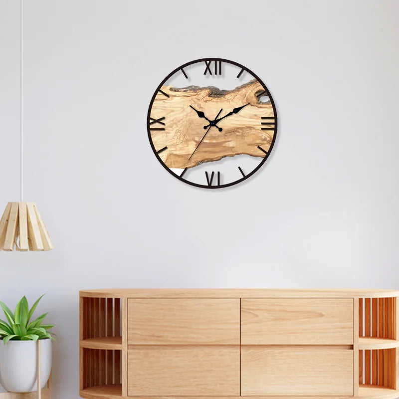 Maliben | Silent wall clock made of acrylic and wood