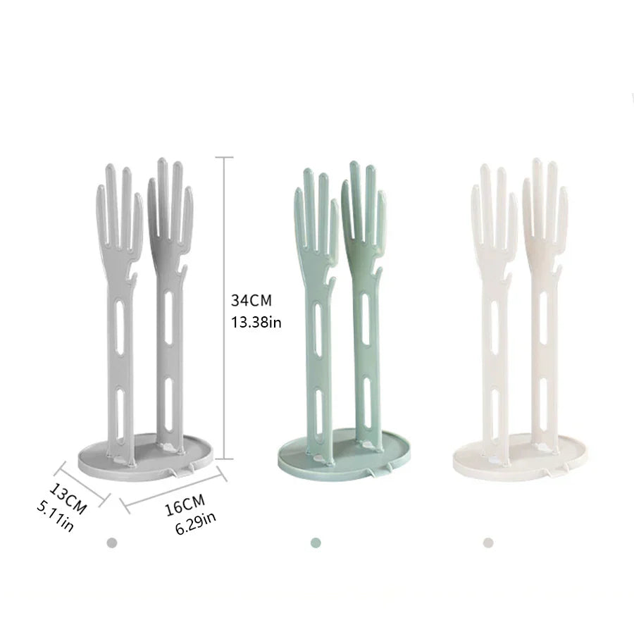 Maliben | Trockino Drying Rack For Kitchen Gloves | Glove Holder & Drying Stand | Space-Saving & Hygienic | 34×16×13 Cm