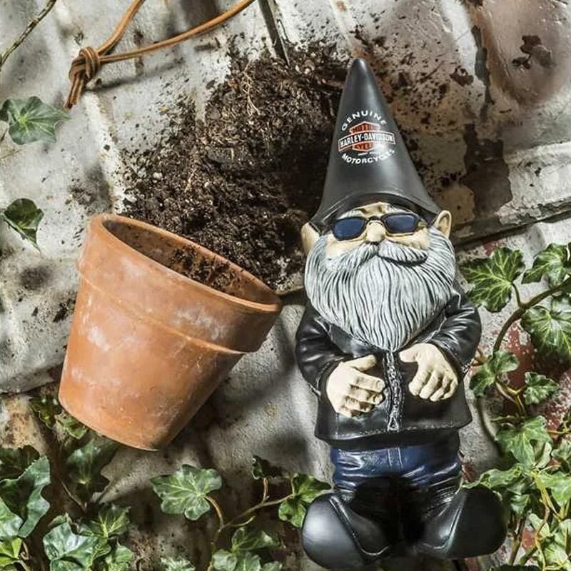 Maliben | Charming Locomotive Gnome Garden Ornament