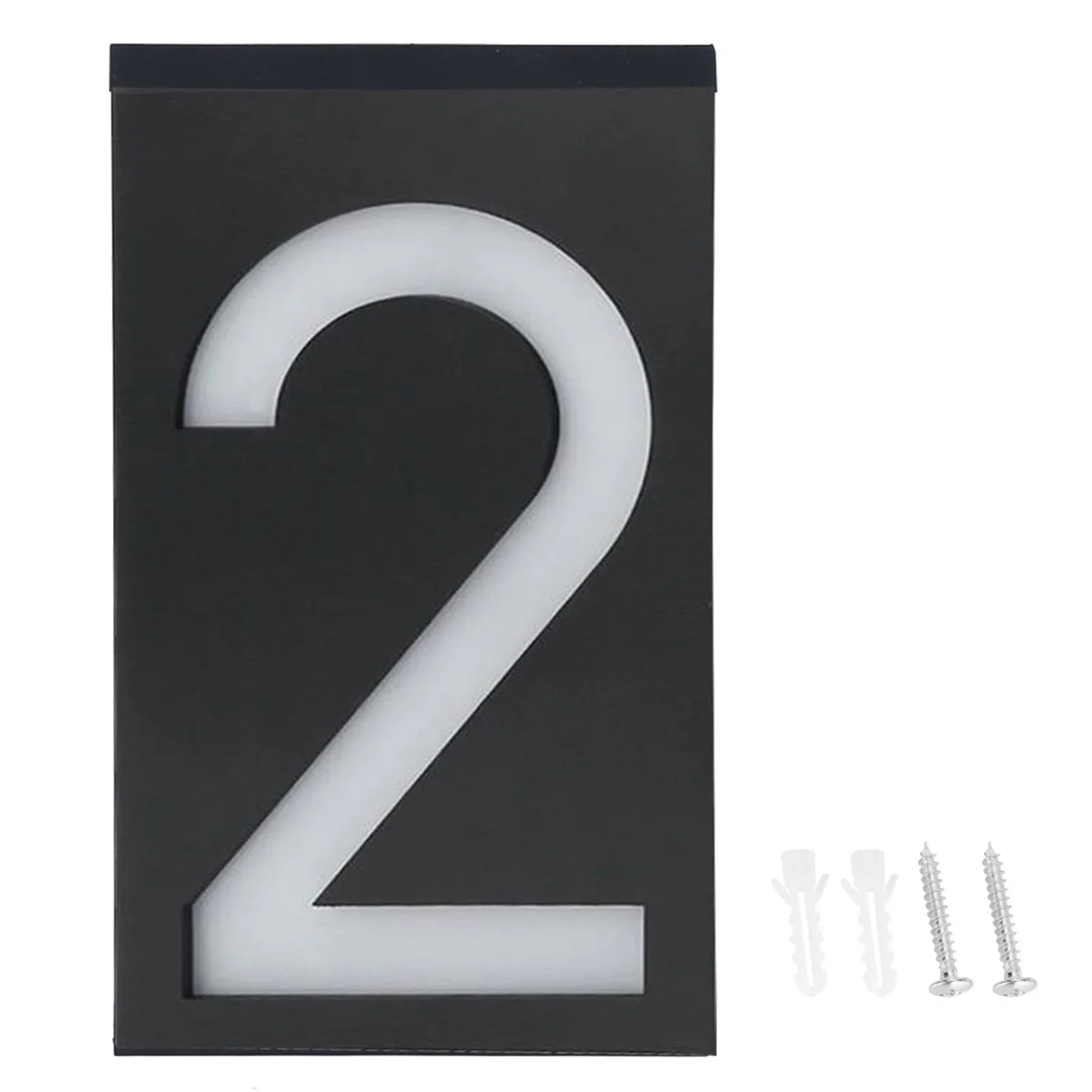 Maliben | Numelux Solar House Number Light | Led IllumInated | Weatherproof Ip55 | Automatic Light in Darkness