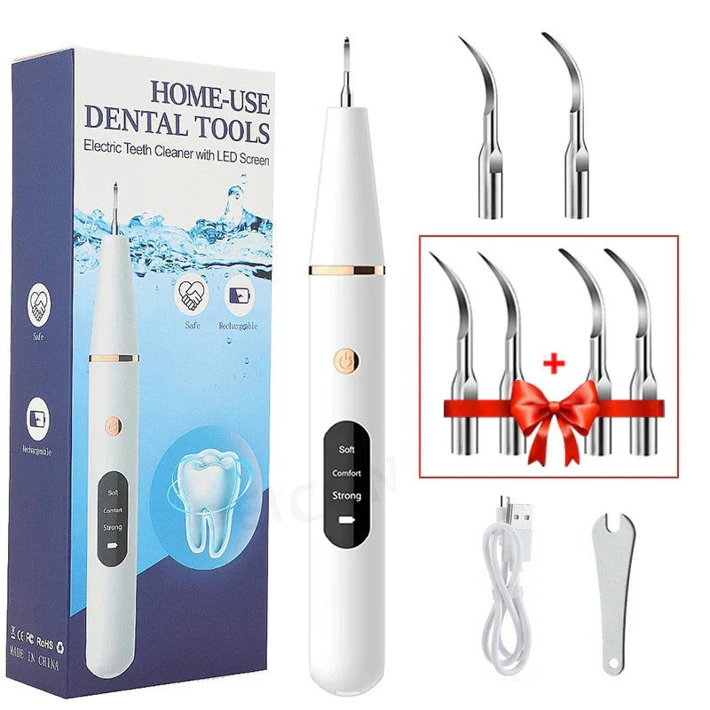 Maliben | Smilepro Ultrasonic Tooth Calculus Cleaner – Effective Plaque Remover For Home
