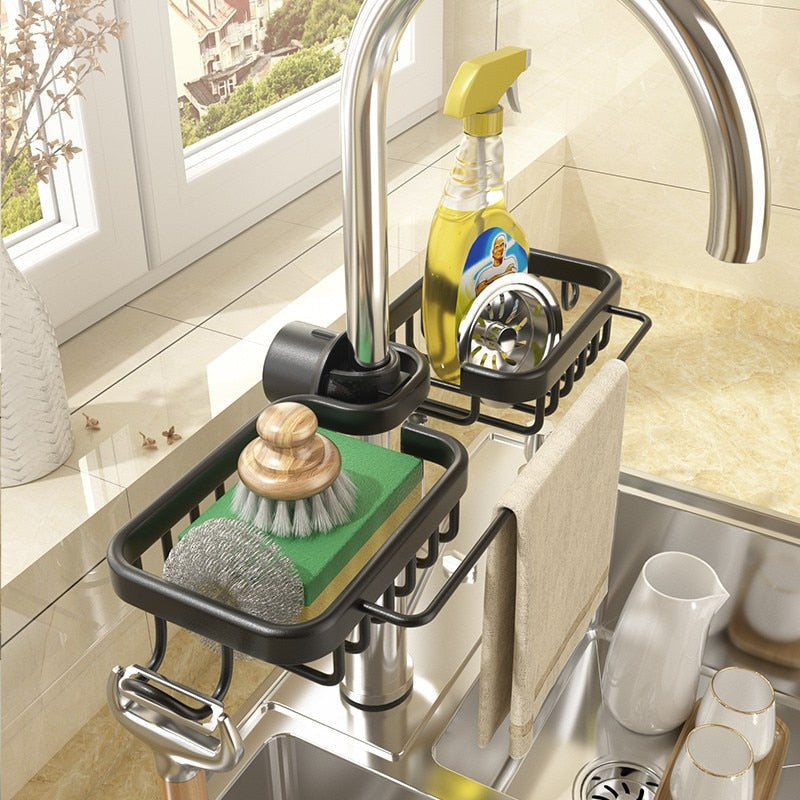 Maliben | Kitchen Organizer Sink Drain Rack