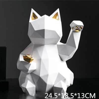 Maliben | Nordic Style Geometric Lucky Cat