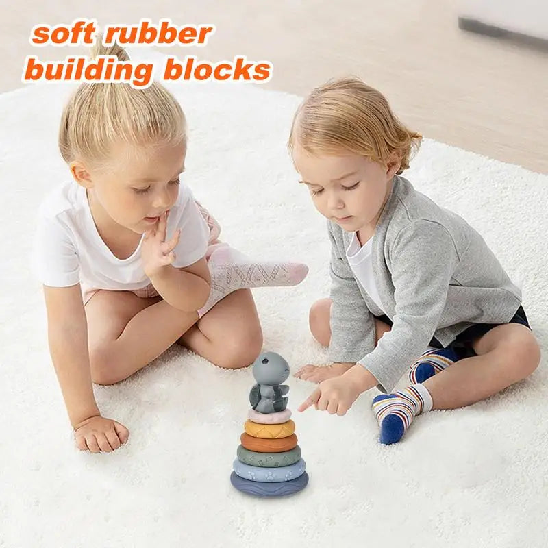Maliben | Zachtestapelaars | Discovering Playfully - Montessori Stacking Rings For Babies