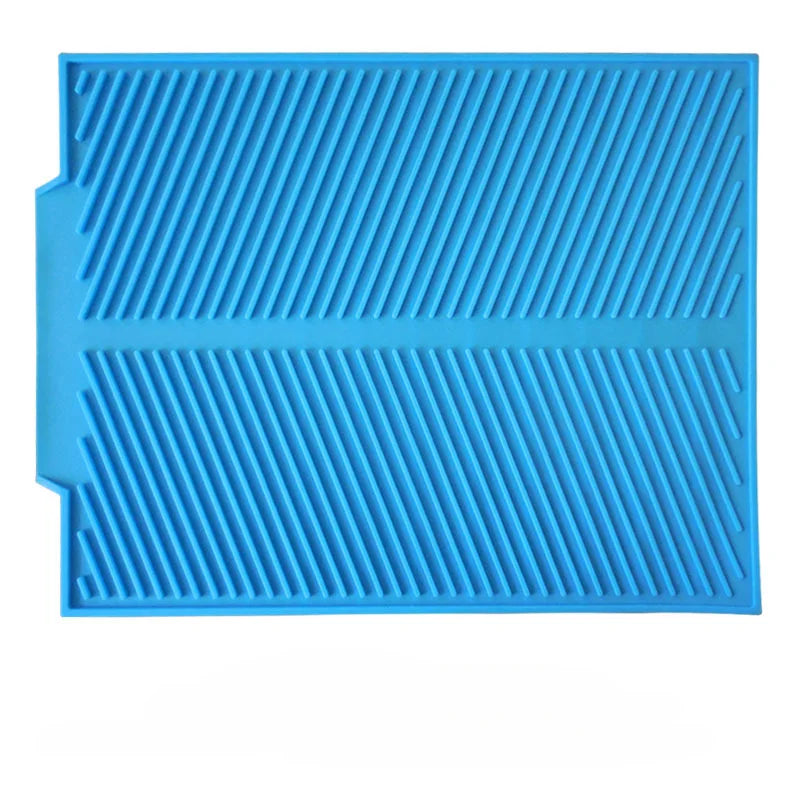 Maliben | Silidro Silicone Draining Mat Kitchen | Non-Slip & Heat Resistant | Drying Mat For Dishes, Pots & Glasses | Flexible & Easy To Clean