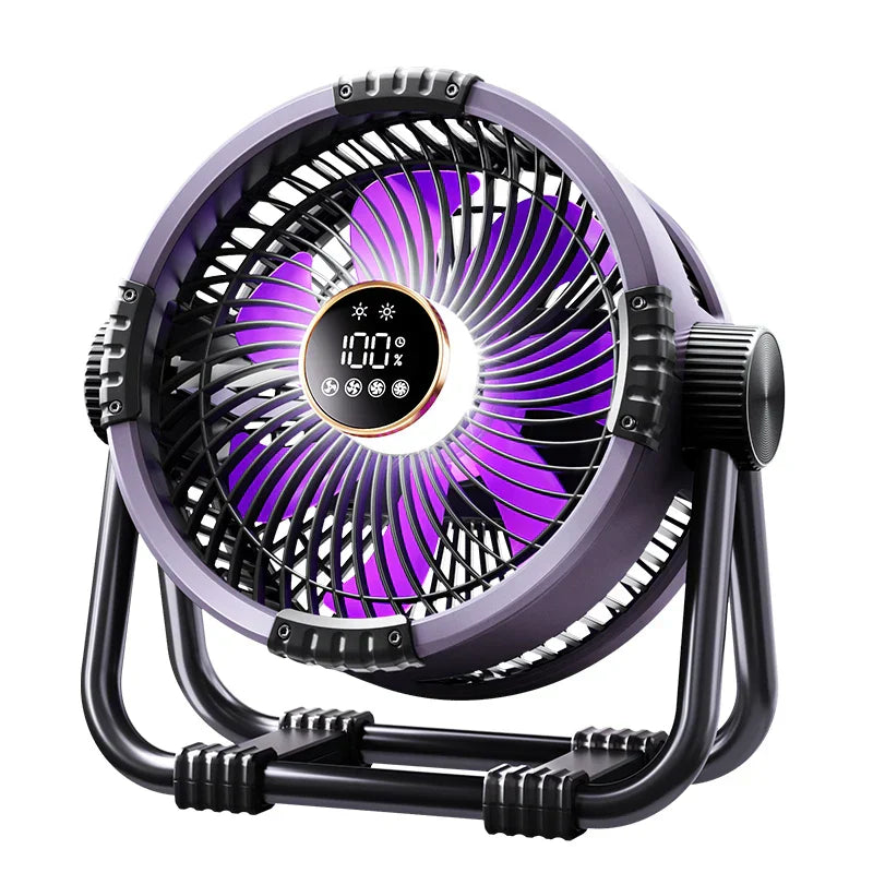 Maliben | Aerolia Nightcool | 4-In-1 Fan & Night Light | 20000mah Battery | Usable Hanging & Standing