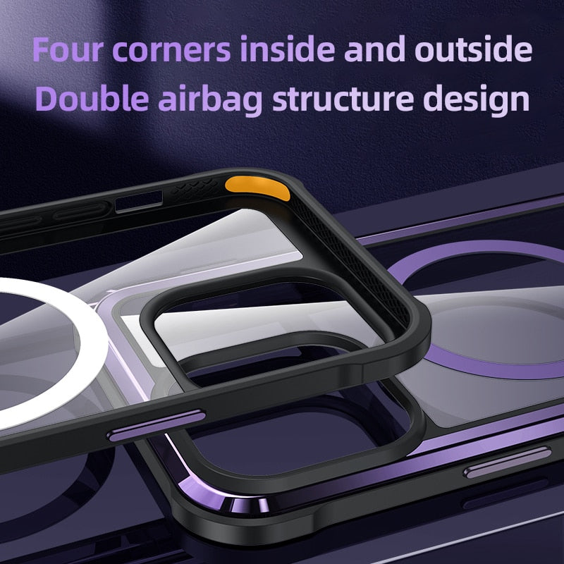 Maliben | Magic Armor Magnetic Charging Iphone Case