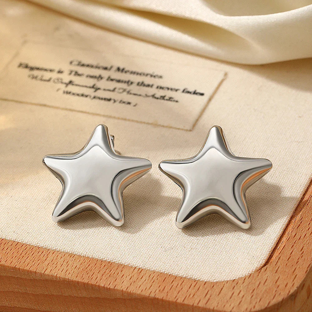 Maliben | Flashy Star Stud Earrings
