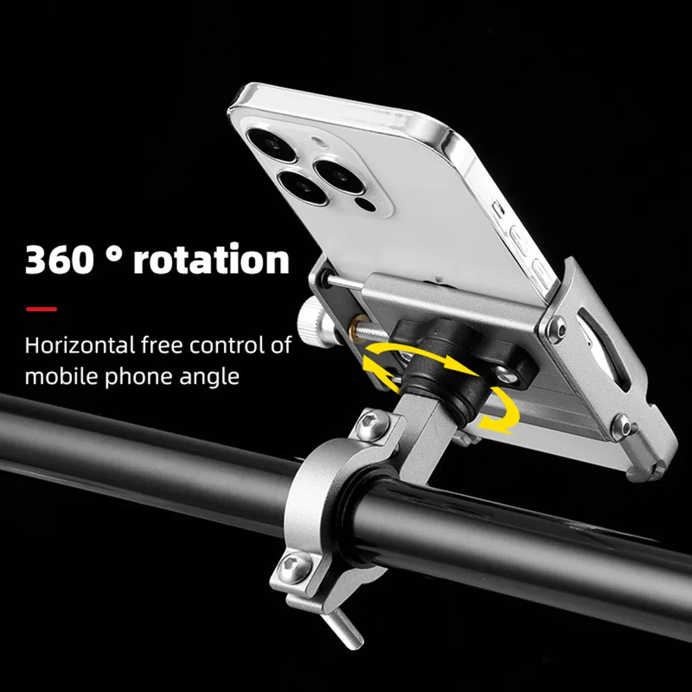 Maliben | Bicycle Phone Holder Ridegrip 360 Pro | 360° Rotatable | Aluminum Alloy | Shockproof & Secure | For Bicycle, Motorcycle & E-Scooter