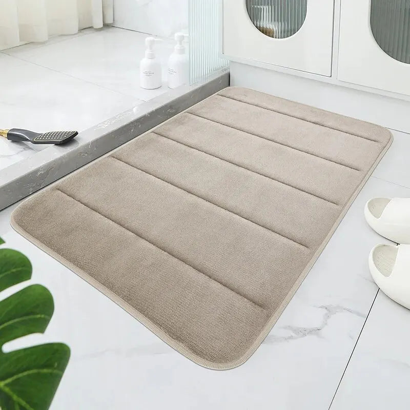 Maliben | Coral Velvet Non-Slip Bath Mat Quick
