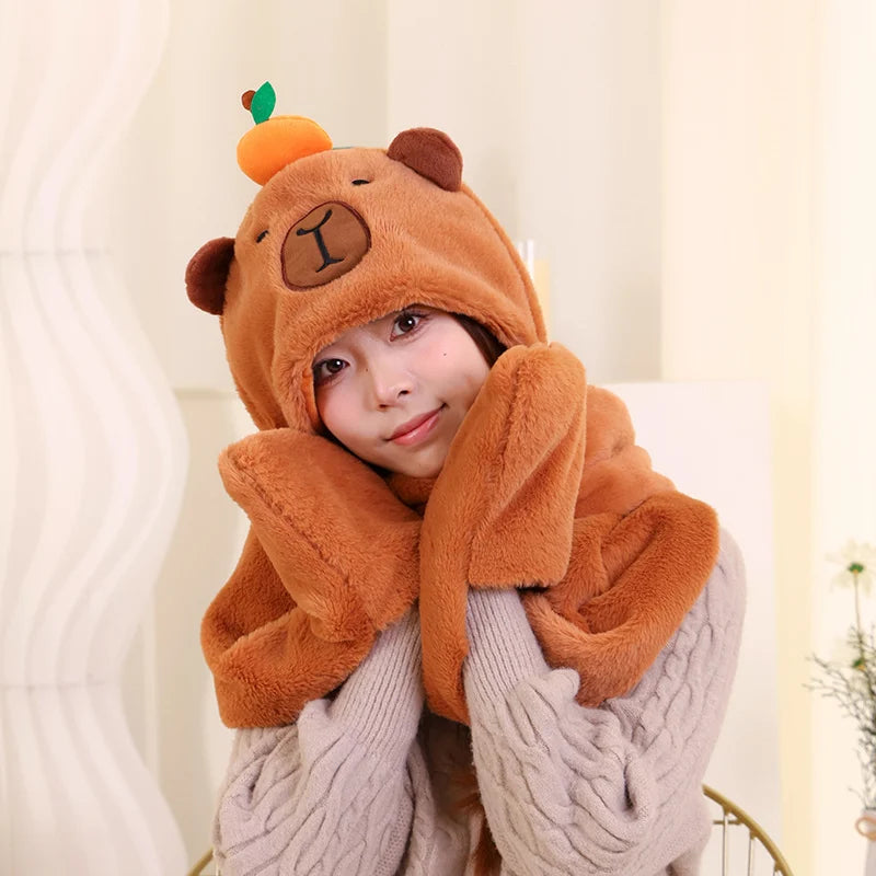 Maliben | Cute Plush Cartoon Animals Soft Warm Gloves