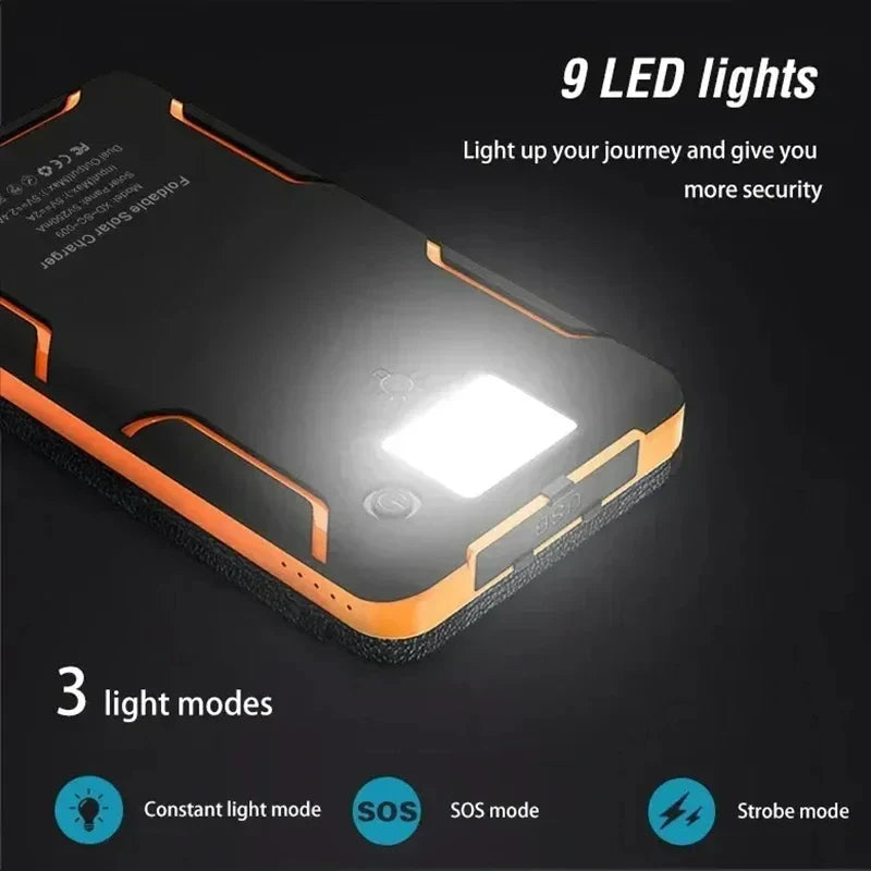 Maliben | Solar Energy Emergency Powerbank 20,000mah – Reliable Power During Power Outages