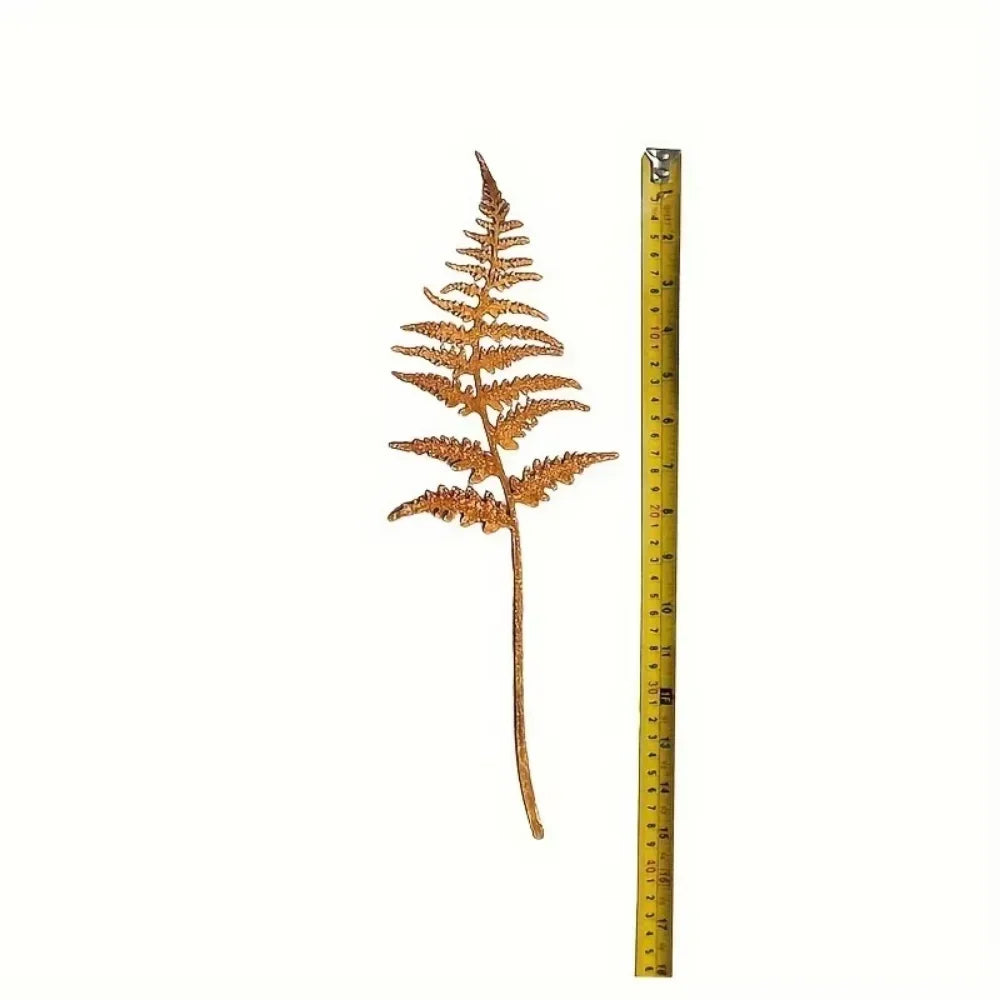 Maliben | Ferroblatt Rust Decoration Leaf Sculpture | Metal Garden Stake For Outdoors & Indoors | Weatherproof & Stylish | Autumn Decoration For Garden & Home