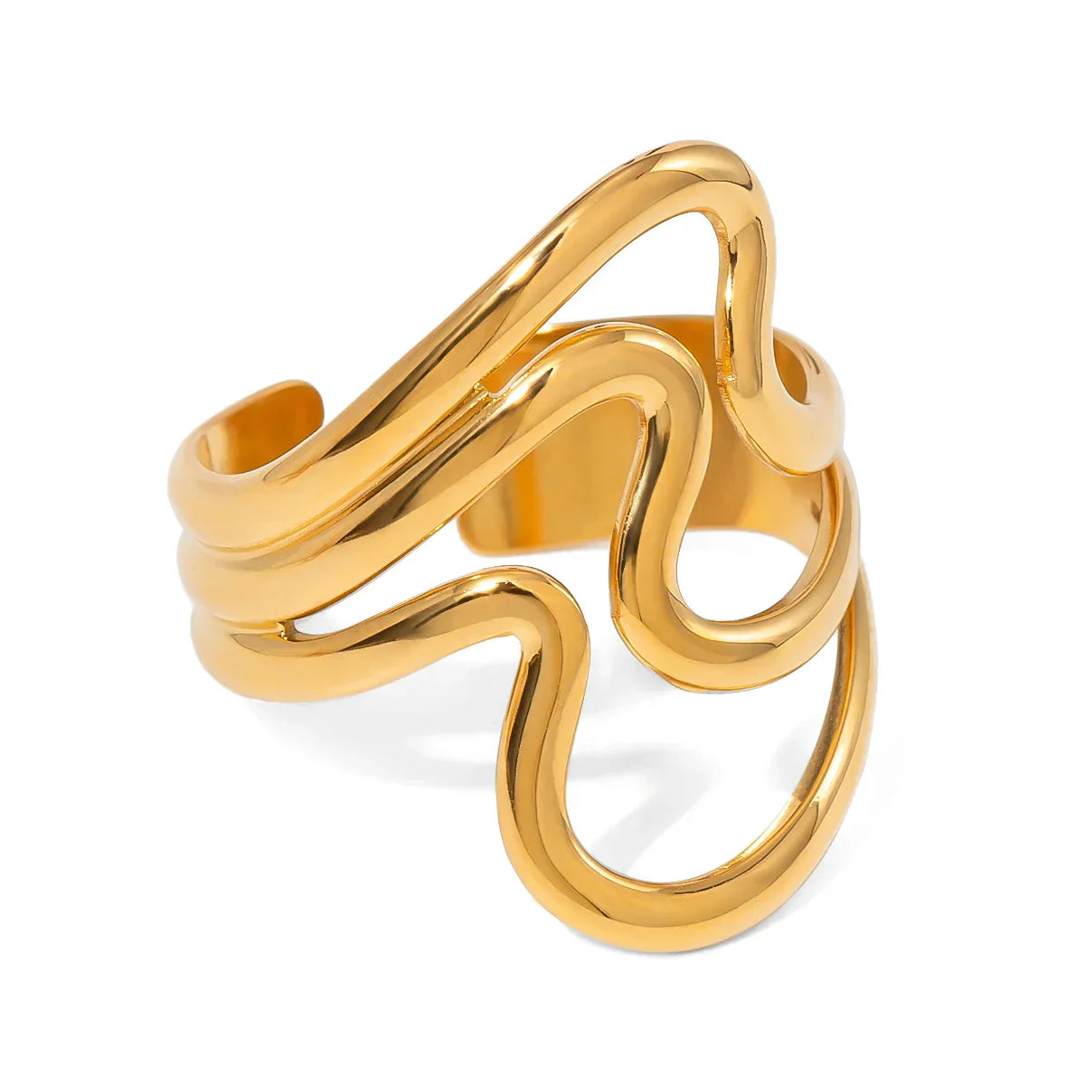 Maliben | Dainty Ripple Effect Ring