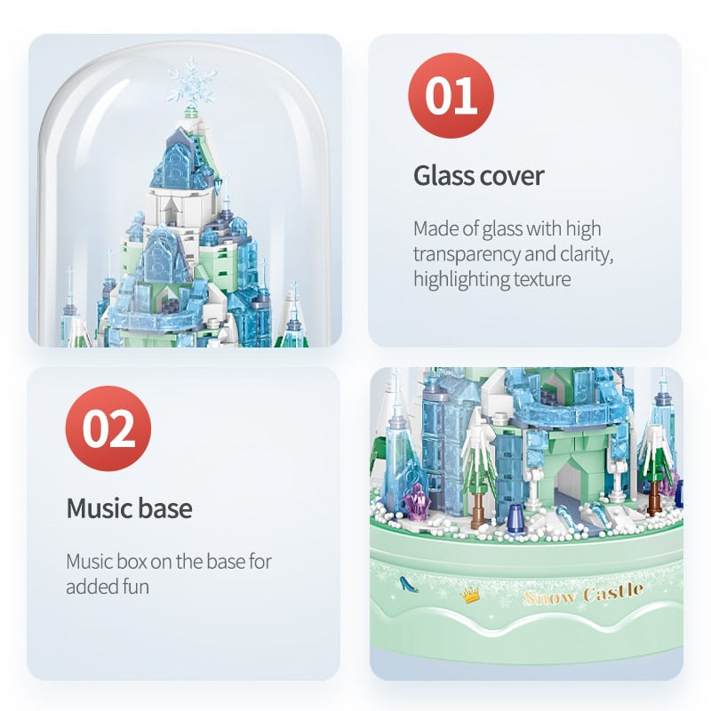 Maliben | Royal Architecture Cartoon Castle Music Box
