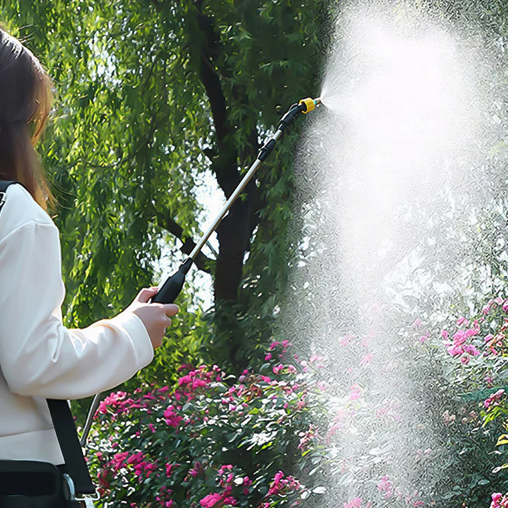 Maliben | Spraymate Pro Battery Pressure Sprayer | 5 L Shoulder Spray Bottle | Usb Charging & Adjustable Nozzle | For Garden, Cleaning & Weed Control