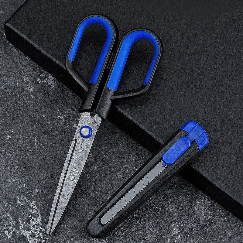 Maliben | 2in1 Safe Cut Creative Knife Scissor