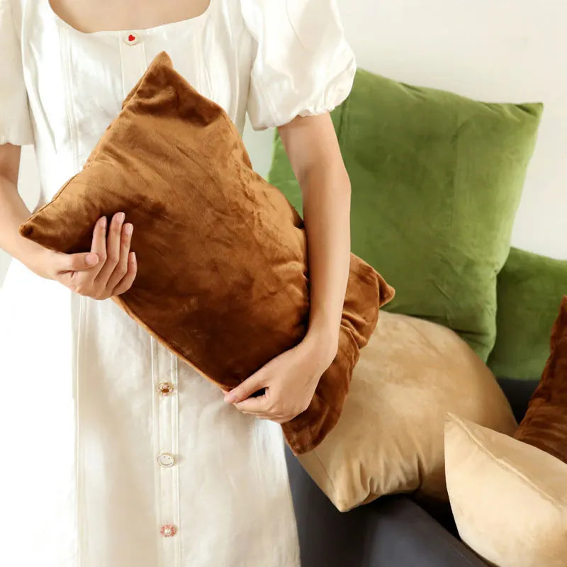 Maliben | Velvet Cushion In Cheerful CAndy Colors For Sofa and Bedroom