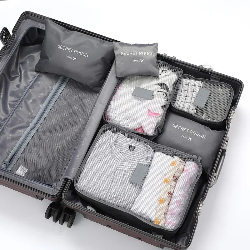 Maliben | Reiselina Luggage Organizer Set | 6-Piece | WaterproOf & Space-Saving | Made of Oxford Fabric