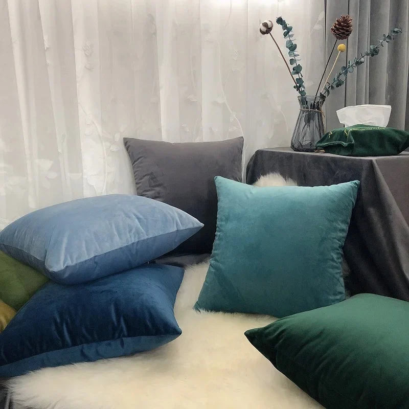 Maliben | Super Soft Velvet Decorative Cushion For Sofa And Living Room