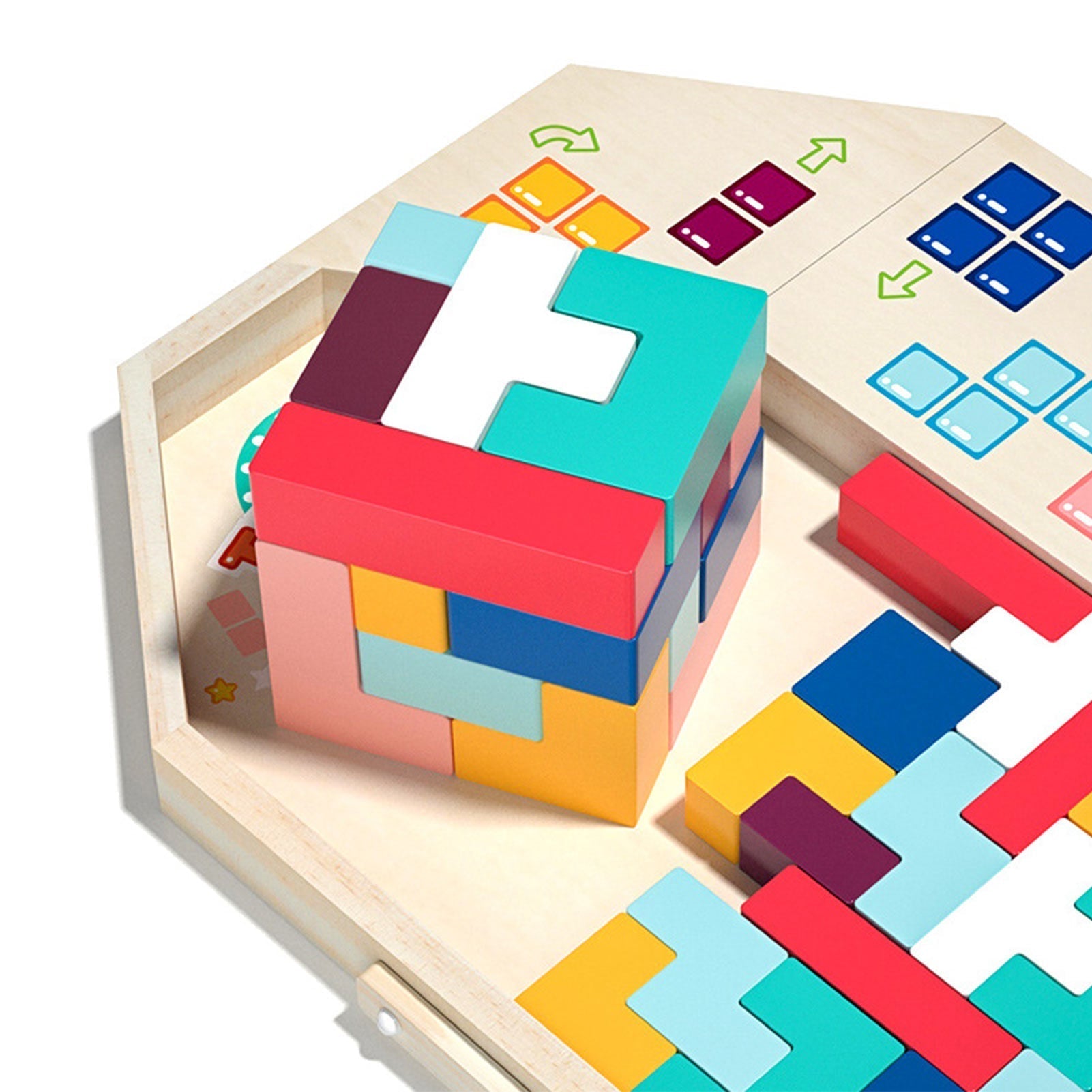 Maliben | 3d Wooden Creative Educational Puzzle